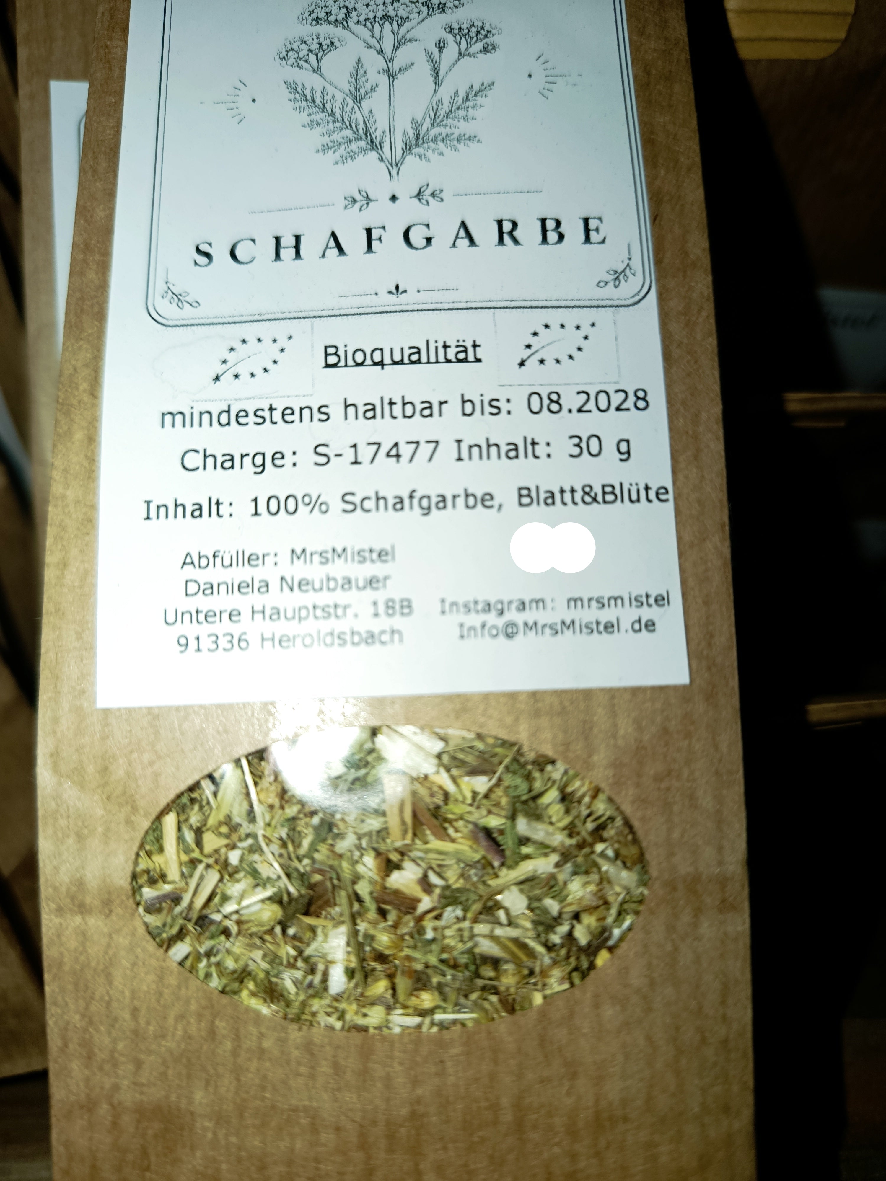 Schafgarbe (Achillea millefolium) 30g