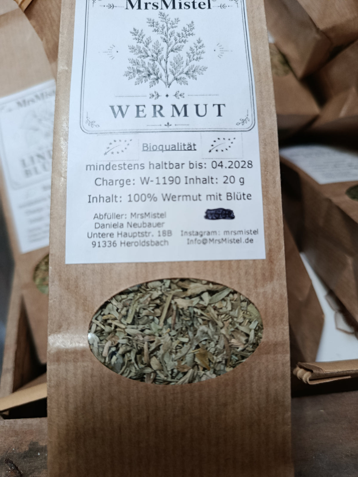Wermut (Artemisia absinthium) 20g