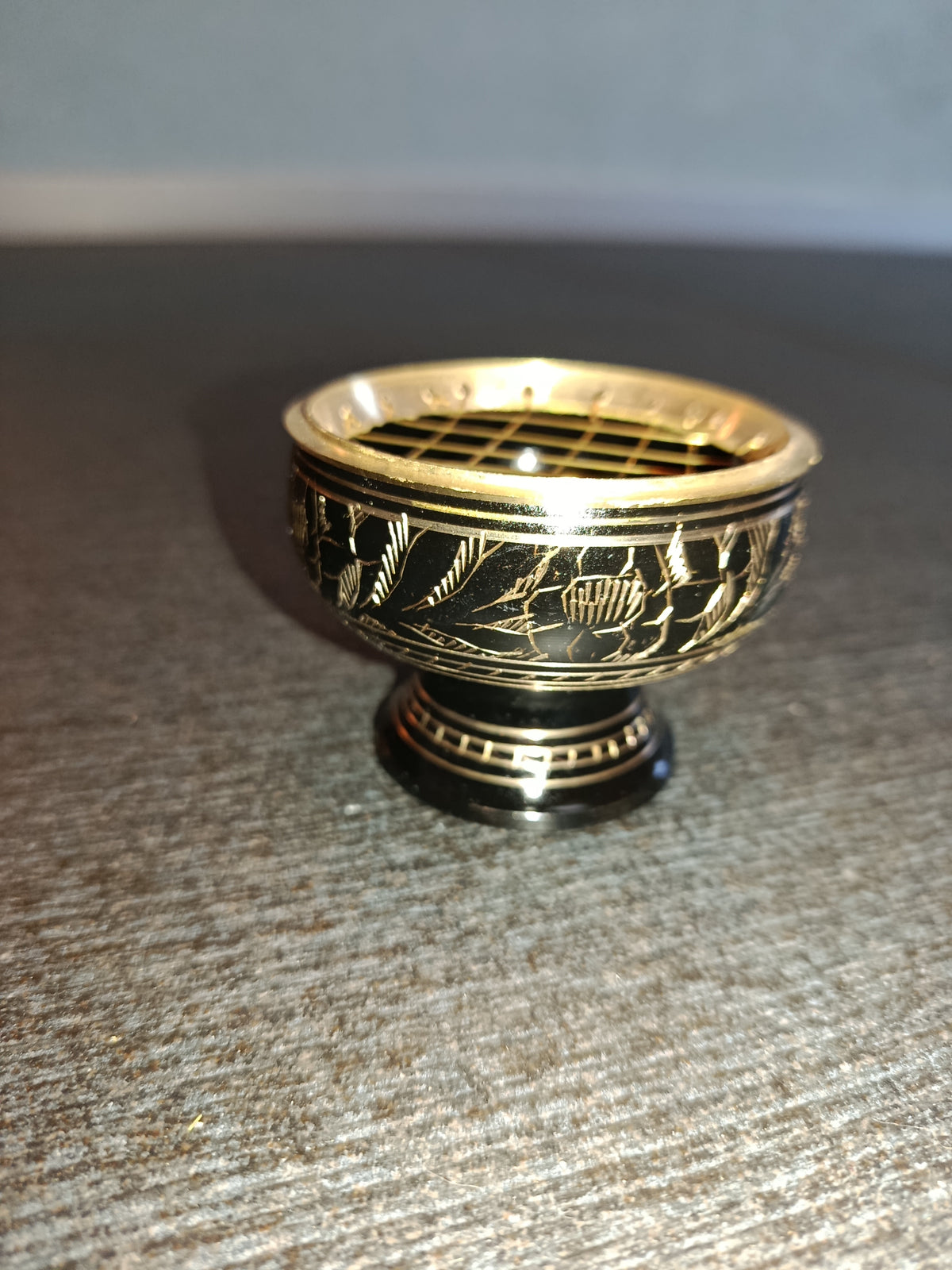 Rauchergefäß Messing